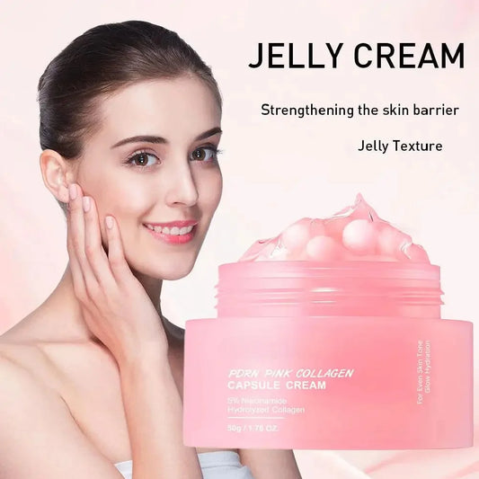 Collagen-Infused Pearl Facial Cream for Women - Lifting, Firming, and Moisturizing Korean Skincare