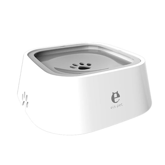 1.5L Non-Spill ABS Plastic Dog and Cat Water Dispenser Bowl with Floating Design